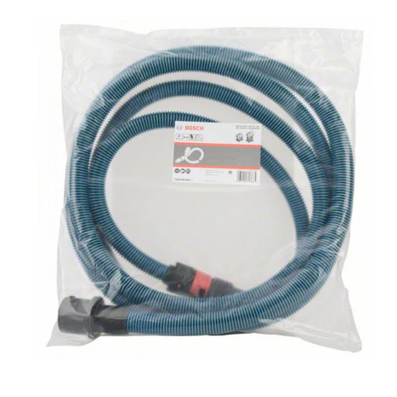 Tuyau antistatique BOSCH 2608000568 - 5m Ø22mm - Connexion baïonnette - Pour GAS 35 à 56 - Image 2