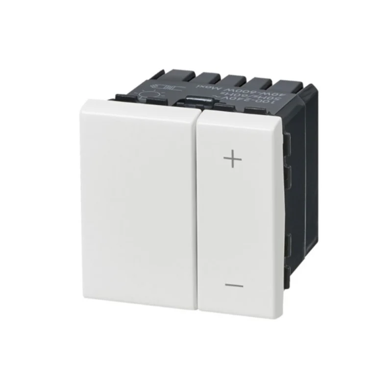 Variateur 400W toutes lampes Mosaic 2 modules blanc LEGRAND 099686 - Image 2