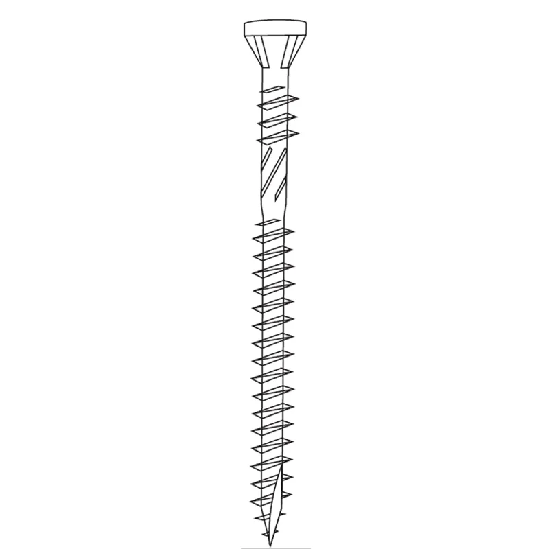 Boite de vis pour terrasse - NORFIX - INOX A2 Tête Torx Fraisée diamètre 5mm - Image 2