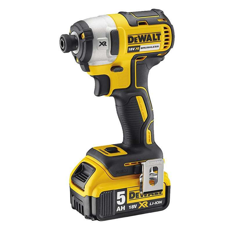 Visseuse à choc 1/4" 205Nm 18V DEWALT DCF887P1-QW Brushless avec coffret et 1 batterie 5,0 Ah - Image 2