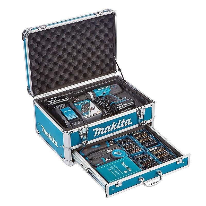 Visseuse Perceuse à Percussion MAKITA DHP453RFX2 à Batteries LXT 18 V (2 x 3,0 Ah) - Image 3