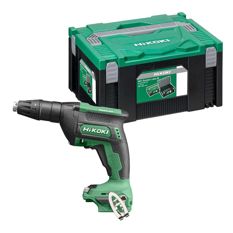 Visseuse plaques de plâtres automatique 18 V Brushless HIKOKI W18DAW2Z en HitCase III (vendu sans batterie) - Image 2